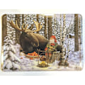Miniatyrbild 2 av 2: Julkort i Metall - klassiskt motiv Tomte Jul advent