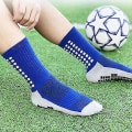 Miniatyrbillede 3 af 5: Fodboldstrømper Anti-skrid Strømper Sportsstrømper Skridsikre Strømper Grip Strømper Sort Black