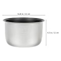 Miniatyrbillede 3 af 3: Indre Gryde til Husholdningsriskomfur - Non-stick - Elektrisk Komfur Tilbehør 3l Sølv 21X21CM Silver 21X21CM