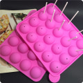 Miniatyrbilde 2 av 4: 2 stk. Kakeform Silikon Muffinsbrett Lollipop Stick Bakeformer