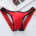 Miniatyrbild 1 av 2: Män Jock Strap Underkläder Kalsonger Underbyxor T-backs 2XL Röd 2XL Red
