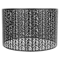 Miniatyrbillede 1 af 2: Led Vægslampe Trådnet Lampeklokke Læselampe Skærme Sort Net Lys Skærm Sengelampe SkærmeSort25x15cm Black 25x15cm