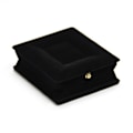 Miniatyrbillede 3 af 5: 1 x Fløjl Halskæde Kæde Smykke Display Case Holder Organizer - Sort  kan også opbevare ring, øreringe og andre småting