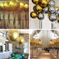 Miniatyrbillede 5 af 5: Guld Balloner, 6 stk Guld Balloner, 22 Tommer 4D Gigant Folieballoner, Store Mylar Balloner, Guld Balloner til Fødselsdag, Forlovelse, Bryllup