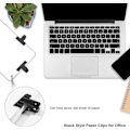 Miniatyrbillede 5 af 5: Sorte Store Tykke Bull Clips, 10 stk 7,5 cm Lange Metal Binder Papirklips Klemmer til Kontor Køkken, Tegnebræt, Kunsthåndværk (75 mm)