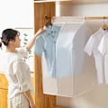 Miniatyrbillede 5 af 5: Tøjpose til Tøj, Mølleresistent Støvpose, Frakke, Hængende Tøjopbevaringspose, Premium Tykkelse, Tøjarrangør, Fugtsikker, Støvfri