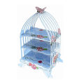 Miniatyrbilde 2 av 3: 1 stk Donuts Papir Display Stativ Cupake Display Stativ Kreativ Dessert Holder Blå 23.5 * 47cm Blue 23.5*47cm