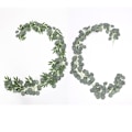 Miniatyrbillede 4 af 4: Simuleret Rattan Levende Kunstig Silkeblomst Blomsterranke Krans Bryllupsbue Dekoration til Kontor