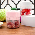 Miniatyrbild 4 av 5: Mathackare: Kraftfull Elektrisk Hackare/Blender 250ml Bärbar Elektrisk Matberedare Rosa pink