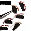Miniatyrbild 3 av 5: Portabel ögonskuggsritbräda Cut Crease Creation Kit + Klassisk Crease Brush Set Bundle Cut Crease Creation Kit, Svart
