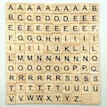 Pikkukuva 5 / 5: Scrabble-kirjaimet Puusta Scrabble-laatat 200 X Scrabble-tiilet Aakkoslautapeli