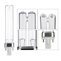 Miniatyrbillede 3 af 3: /Ryi/ 2 stk. 9W G23 UV-lamper Renere Germicid Ultraviolet Udskiftningsbase Akvarium Sterilisator