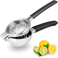 Miniatyrbild 1 av 5: Citronpress i rostfritt stål 304, manuell fruktpress, perfekt för apelsiner, stora citroner och limefrukter, metallpress för citron