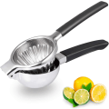 Miniatyrbillede 1 af 5: 304 Rustfrit Stål Citronpresser, Manuel Frugtpresser, Perfekt til Appelsiner, Store Citroner og Limes, Metal Citronpresser