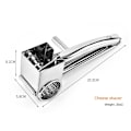 Miniatyrbillede 2 af 5: Multifunktionel Rotationsostrive med 1 Rustfrit Stål Håndholdt Tromle til Parmesan, Mozzarella, Grøntsager og Mere, Ergonomisk Design