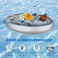 Miniatyrbild 3 av 5: Flytande Poolbar, Flytande Poolbar, Uppblåsbara Dryckeshållare, Uppblåsbar Flytande Barbricka, Flytande Spabar, Bärbar