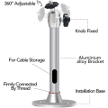 Miniatyrbilde 4 av 5: Projector Takmontering, 17cm   3kg Bæreevne   360 Rotasjon, 90 Tiltvinkel, Tak- og Veggmontering for Miniprojektor   Aluminium Legering