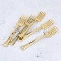 Miniatyrbillede 2 af 4: 25 Dele Plastik Gaffel Bestik Sæt Minimalistisk Engangs Servise Sæt