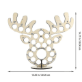 Miniatyrbillede 2 af 3: 1 stk Træ Juleelementer Form Design Chokolade Opbevaring Display Stativ Dekoration