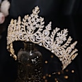Miniatyrbillede 3 af 5: Dronning Krone Pandebånd Rhinestone Prinsesse Krone Hårtilbehør til Gallafest Fødselsdag