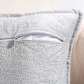 Miniatyrbild 4 av 5: Stretch Kuddeöverdrag Soffa Kudde Möbelskydd Överdrag Soff Sittdyna Överdrag För Soff 3-Sits Kuddeöverdrag För Stol (3-Sits, Ljusgrå)