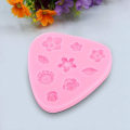 Miniatyrbillede 3 af 5: Blomsterform Silikone DIY Chokolade Kageform Bageforme Muffin Kiks Cookie Pander Cookie Fondant (2 stk)