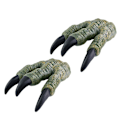 Pikkukuva 2 / 3: 2 kpl Chucky-asu ​​lasten lasten temppu rekvisiitta dinosaurus kädet lelut puku cosplay rekvisiitta dinosaurus kynsi kumia Assorted Color 24.2X15.5CM