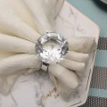 Miniatyrbillede 3 af 5: Servietringe, stor diamant servietring krystal rhinestones gnistrende bling enorme servietholdere