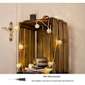 Miniatyrbilde 4 av 5: Marokkansk LED-lyslenke - 5 meter | Med strømplugg, ikke batterier | 50 LED-lys, varm hvit | Kuler, orientalsk | Dekorasjon, sølv