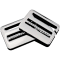 Miniatyrbild 2 av 5: Stege Spänne 2 st Pistolfärg Stark Metall Tri-Glide Spännen Glidspännen Vävband Släppspänne Justerbar Ryggsäck