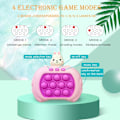 Miniatyrbild 3 av 5: Påskkanin Pop Quick Push-spel, Handhållen Ljusuppspelande Bubbelspel Leksak för Barn Pojkar Flickor Tonåringar Påskkorg Fyllmedel Presenter