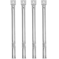 Miniatyrbillede 2 af 3: 4 stk. Rustfrit Stål Grillbrænder Rør Bbq-element Rør Udskiftninger Gasgrill Brænder Rør Sølv 40 Silver 40X2.5X2.5CM