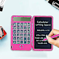Miniatyrbillede 3 af 5: Grundlæggende lommeregner notesblok med 6,5 tommer LCD skrivetablet, genopladelig, lås knap E-pen, 12 cifre display, også blækfri tegning/memo blokke/planlægning