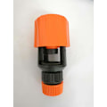 Miniatyrbillede 1 af 5: Slangekobling, køkkenhavevandingshane Snap-kobling, køkkenslangeadapter Haneadapterværktøj til udendørs eller indendørs vandhaner (1 stk., Orange)