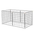 Miniatyrbillede 1 af 2: 35 X35 Bærbar Gård Kaninbur Skildpaddehus Habitat Hvalpe Legegård Indendørs Jernbur Hund Sort 6 stk Black 6 pcs