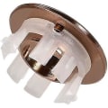 Miniatyrbillede 3 af 4: Vask Overløbsdæksler Køkken Badeværelse Vask Overløbsring Bassin Trim Rose Guld Rose Gold