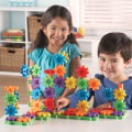 Pikkukuva 3 / 3: Learning Resources Gears! Gears! Gears! Super Rakennuslelusetti, Lelut, Rakennuslelut, Vaihteet Lapsille
