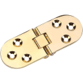 Miniatyrbillede 1 af 5: Zinklegering Klaphængsel Foldebord Symaskine Bordplade Hængsel Massiv Messing Butler Bakke Hængsel (2 stk., Guld)
