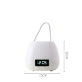 Miniatyrbillede 5 af 5: LED Bordlampe Genopladelig Fjernbetjening Natlys Udendørs Natmarked Boder Lys Svampe Ur Lys
