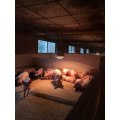 Miniatyrbillede 5 af 5: Sæt med 2 Infrarøde Pærer 150W Glas Madservice Rugende Kylling Kæledyr Bad Lys Terapi med Base Flood Light Pære