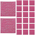 Miniatyrbild 2 av 3: 100 st DIY Godispapper Bakpapper Godisförpackningspapper Kexpapper Rosa 10X10X0.1CM Pink 10X10X0.1CM