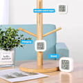 Miniatyrbild 3 av 5: 3-pack inomhustermometer hygrometer digital hygrometer rumstermometer för hemmet hög noggrann temperatur_ryy