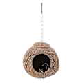 Miniatyrbilde 2 av 2: 1 stk Kokosnøtt Skall Fuglerede Papegøye Fuglerede Leke Kjæledyr Papegøye Biting Leke Tilfeldig Farge 22x15cm Random Color 22x15cm
