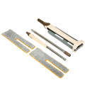 Miniatyrbillede 1 af 3: Mop til trægulve, flad moppe uden håndvask, mikrofiber gulvmopper, støvpushmopper, flade mopper, khaki Khaki