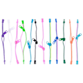 Miniatyrbild 3 av 3: 100 st Fidget Zipper Armband Sensory Leksaker Bulk Set Neon Färger, Kit För Födelsedag, Fest 100pcs