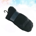 Miniatyrbild 4 av 4: 3 Par Fuzzytofflor Män Fuzzystrumpor Män Vinter Termiska Fleece Strumpor Varma Fleecefodrade Strumpor Bäst Black