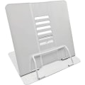 Miniatyrbillede 1 af 5: Køkken Opskriftsbog Læsestol Bog Holder Multifunktionel Metal Staffeli Opskriftsbog Holdere Stativ Opskriftsbog Magasin Tablet Læsning Skrivebord (hvid)