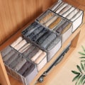 Miniatyrbillede 2 af 2: Undertøj BH Organizer Opbevaringsboks Jeans Sokker Separations Organizer Bukser Opbevaringsskuffe Skabsdeler Opbevaringsbokse