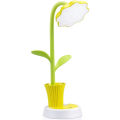 Miniatyrbilde 1 av 5: Skrivebordslampe for barn LED øyevern Skrivebordslampe Dimbar nattlampe med berøringssensor med pennholder Gul Yellow