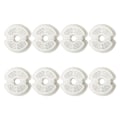Miniatyrbilde 1 av 3: 8 stk Hjemme Vannfilter Kvadratisk Fontene Filterutskifting Vannfiltre Vannfontene Filter Hvit1 White 10.5X10.5X2CM